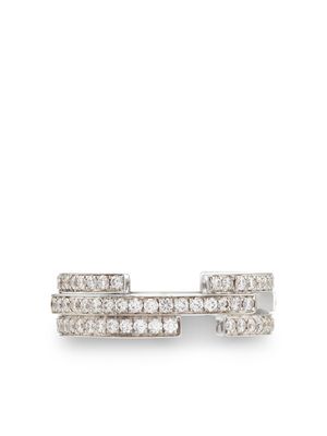 Maison Dauphin 18kt white gold C3V diamond ring - Silver
