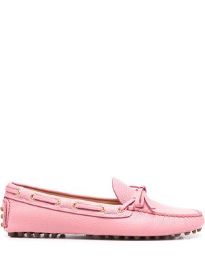 Car Shoe leather driving shoes - Pink
