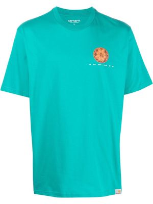 Carhartt WIP logo-print short-sleeved T-shirt - Green