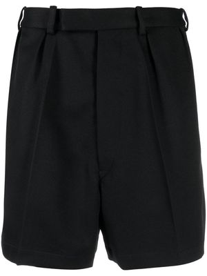 Raf Simons pleated tailored shorts - Black