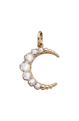 Sethi Couture Large Crescent Pendant in 18K Yg