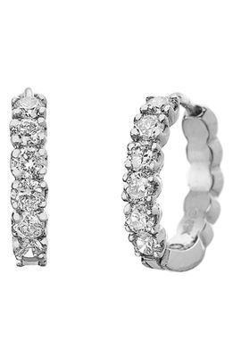 Sethi Couture Zelda Diamond Huggie Earrings in 18K Wg