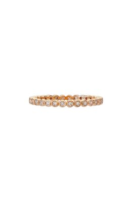 Sethi Couture Mini Bezel Diamond Band Ring in 18K Rg