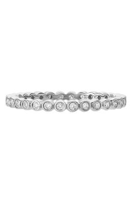 Sethi Couture Mini Bezel Diamond Band Ring in 18K Wg