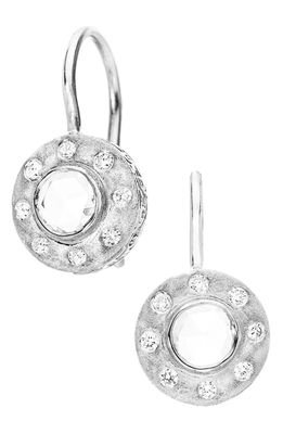 Sethi Couture Dunes Classic Diamond Drop Earrings in 18K Wg