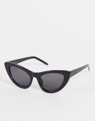 & Other Stories cat eye sunglasses in black