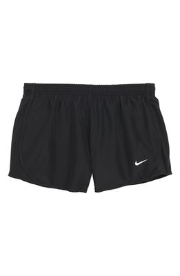 Nike Kids' Dry Tempo Running Shorts in Black/Black/Black/White