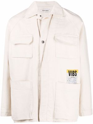 HENRIK VIBSKOV Henrik organic cotton denim jacket - Neutrals