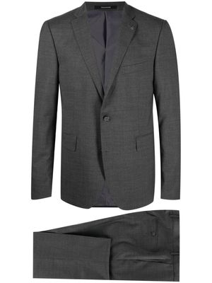 Tagliatore fitted single-breasted suit set - Grey