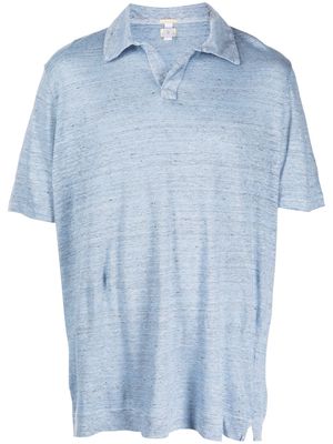 Massimo Alba short-sleeved polo shirt - Blue