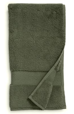 NORDSTROM Hydrocotton Hand Towel in Green Lichen