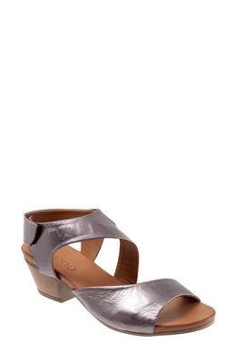 bueno Lizzie Leather Slingback Sandal in Pewter
