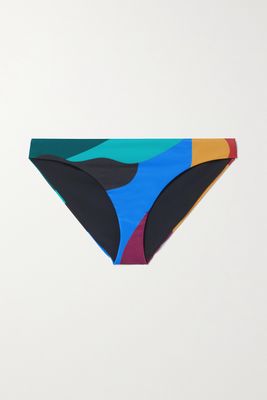 Mara Hoffman - Zoa Printed Recycled Bikini Briefs - Blue