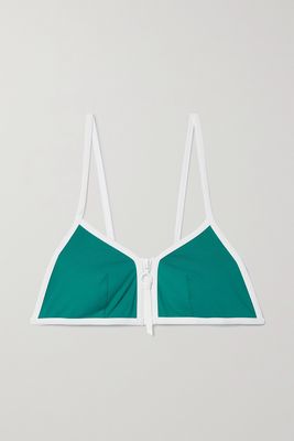 Eres - Nautic Sifflet Triangle Bikini Top - Green