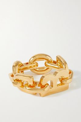 Balenciaga - Gold-tone Ring - 52
