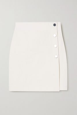 Bottega Veneta - Linen-blend Mini Skirt - White