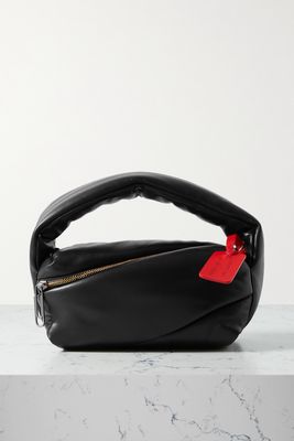 Off-White - Pump Padded Leather Tote - Black