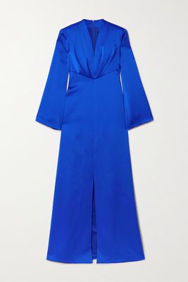 RASARIO - Duchesse-satin Gown - Blue