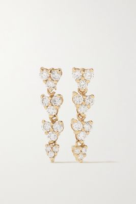 Jacquie Aiche - Liz 14-karat Gold Diamond Earrings - one size