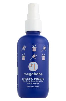 Megababe Chest-O Presto Clarifying Body Acne Mist in Blue