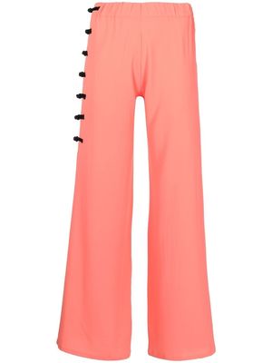 Lisa Von Tang x Elena Miro high-waist disco trousers - Pink