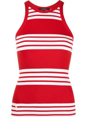 Polo Ralph Lauren striped knitted tank top - Red