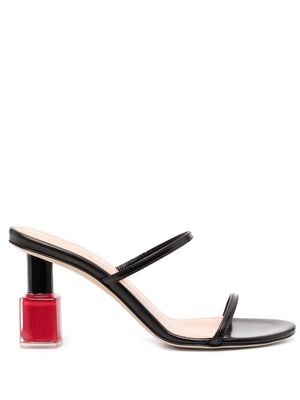 LOEWE statement-heel open-toe mules - Black