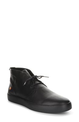 Softinos by Fly London Rafa Chukka Boot in Black Supple Leather