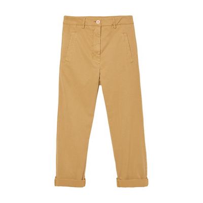 Marshall pants in garment dyed cotton twill and stretch lyocell
