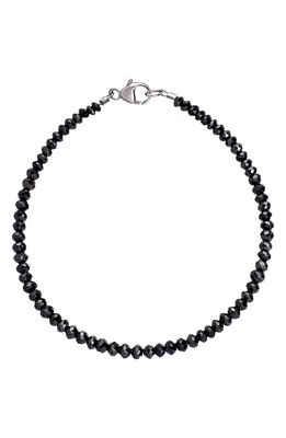 Sethi Couture Black Diamond Bracelet in 14K Wg Clasp