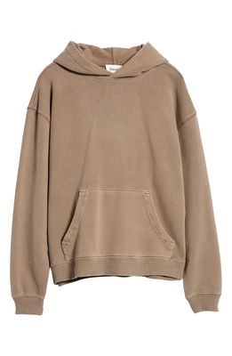 Elwood Men's Core Oversize French Terry Hoodie in Vintage Brown