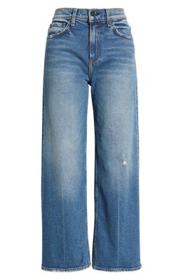 ASKK NY High Waist Crop Wide Leg Jeans in Marina