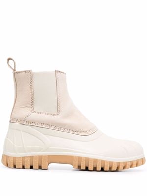 Diemme leather-panel chunky boots - Neutrals