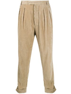 Mackintosh WILDE cropped corduroy trousers - Neutrals