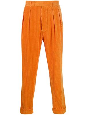 Mackintosh WILDE cropped corduroy trousers - Orange