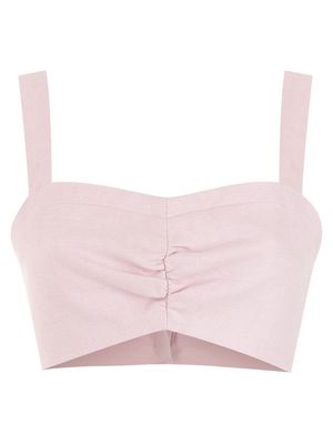 Andrea Bogosian Couture cropped top - Pink