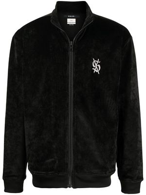 Ksubi embroidered-logo bomber jacket - Black