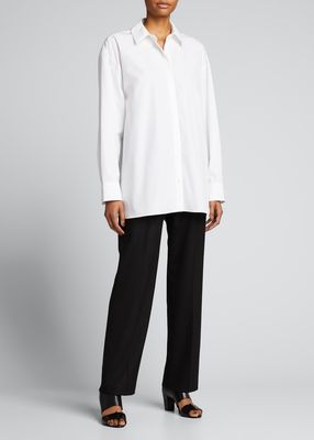 Espanto Oversized Poplin Shirt - BCI Cotton