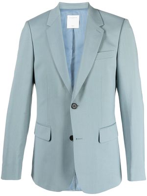SANDRO single-breasted tailored blazer - Blue