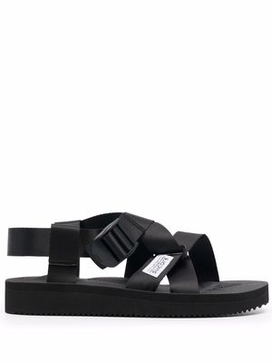 Suicoke DEPA-CAB slide-buckled sandals - Black