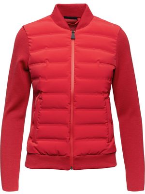 Aztech Mountain Dale of Aspen panelled knitted jacket - Red