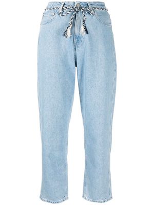 Haikure cropped high-rise jeans - Blue