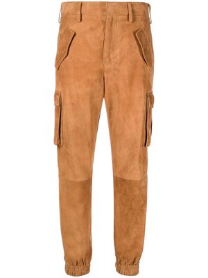 Ermanno Scervino cargo-pocket tapered trousers - Brown