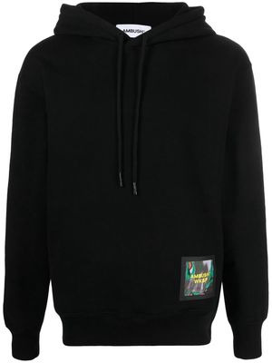 AMBUSH logo-patch hoodie - Black