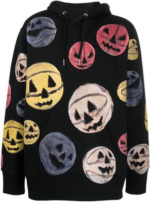 Givenchy pumpkin-print cotton hoodie - Black