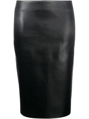 Saint Laurent knee-length pencil skirt - Black