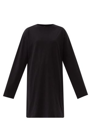 The Row - Gombaza Cotton-jersey T-shirt Dress - Womens - Black