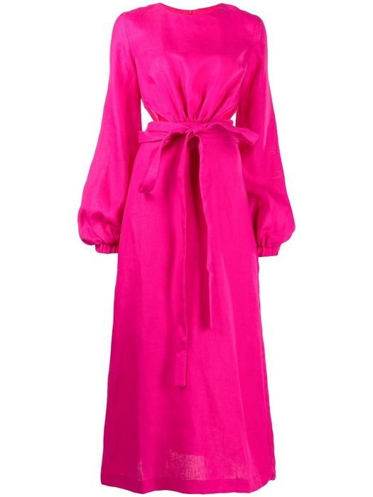 BONDI BORN Belize cut-out maxi dress - Pink