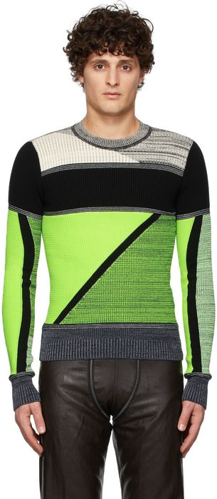 GmbH Black & Green Knit Sweater