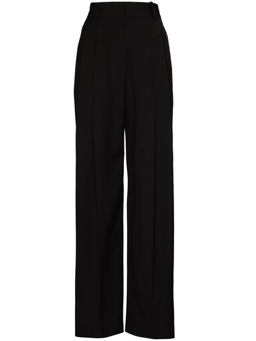 Frankie Shop gelso high-waisted darted trousers - Black